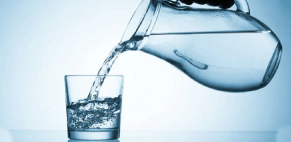 pouring water