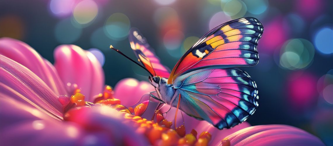 flowers - butterfy
